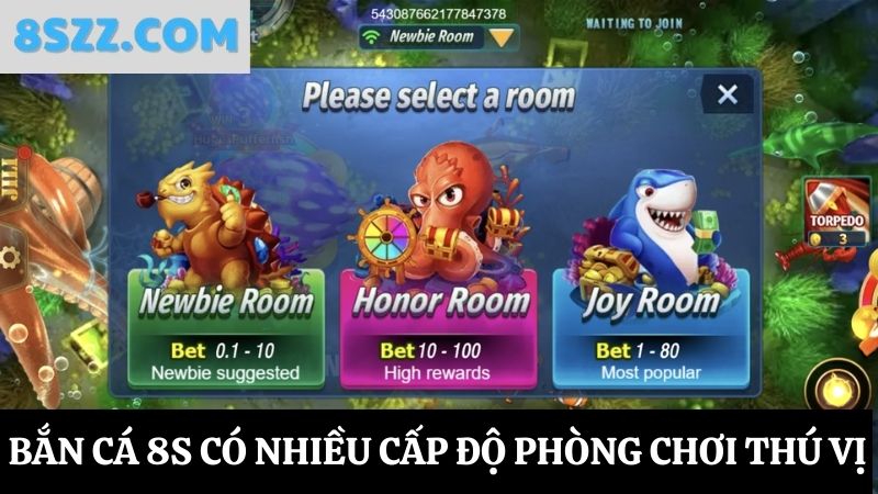 Bắn cá online 8s nhiều chế độ phòng cược