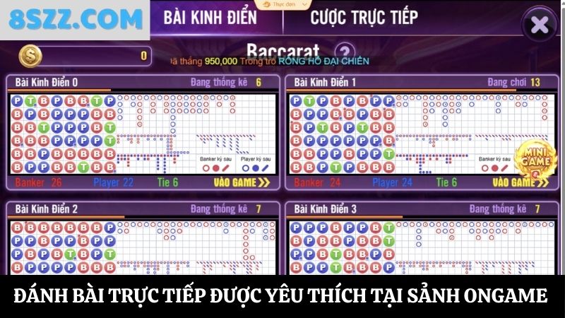 Chơi game bài online 8s tại Ongame