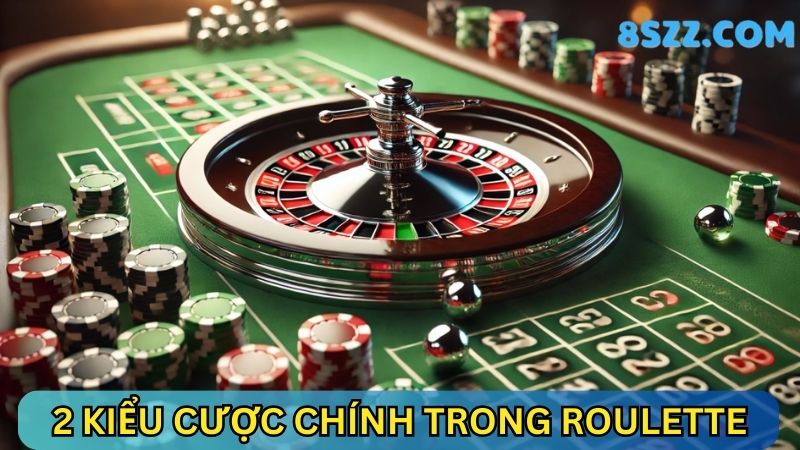 2 kiểu cược Roulette online 8s