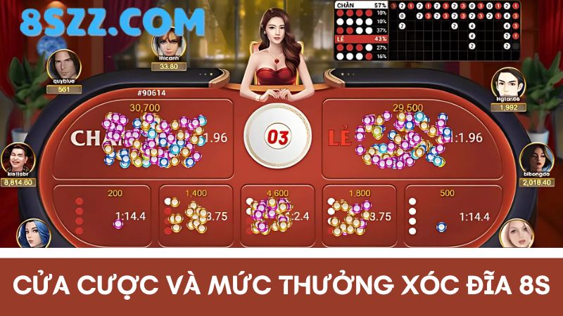 Cửa cược Xóc đĩa 8s