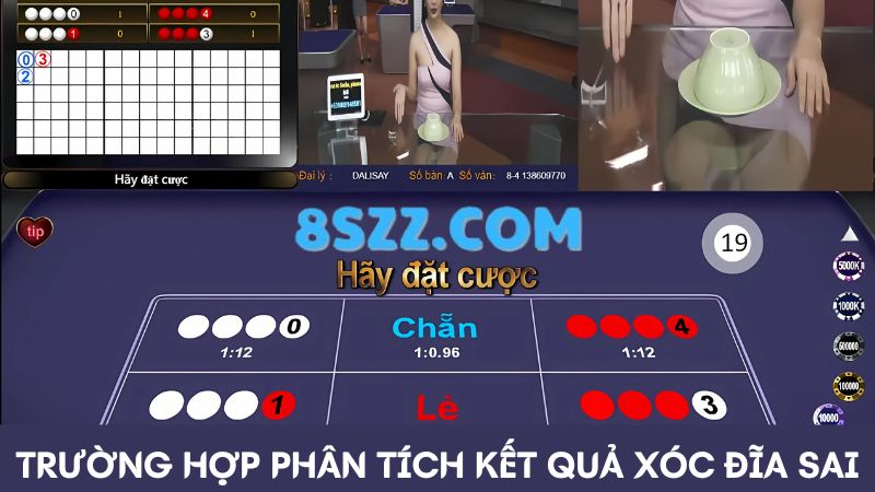 Trường hợp phân tích sai Xóc đĩa 8s